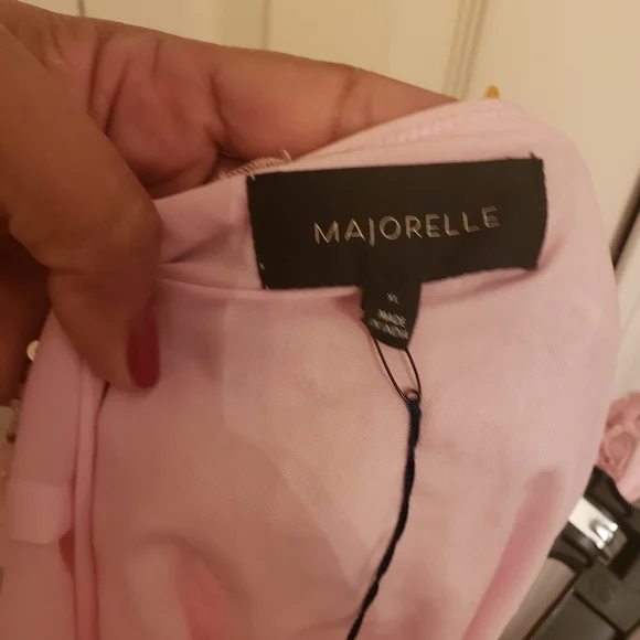 Marjorelle Embellished mini skirt in pink - Picture 4 of 4